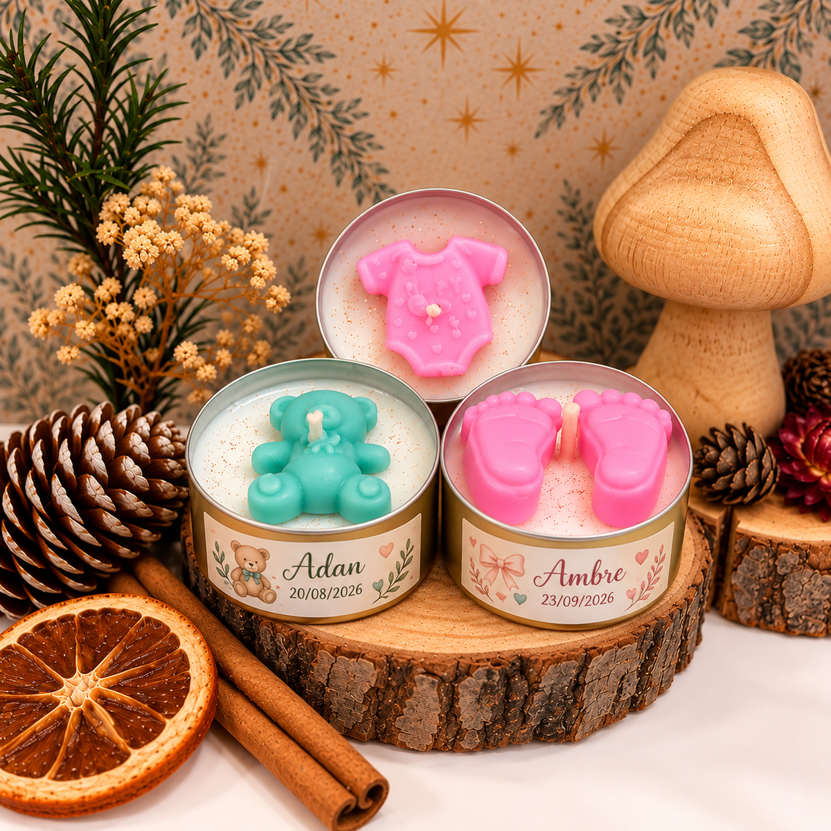 Bougies personnalisées